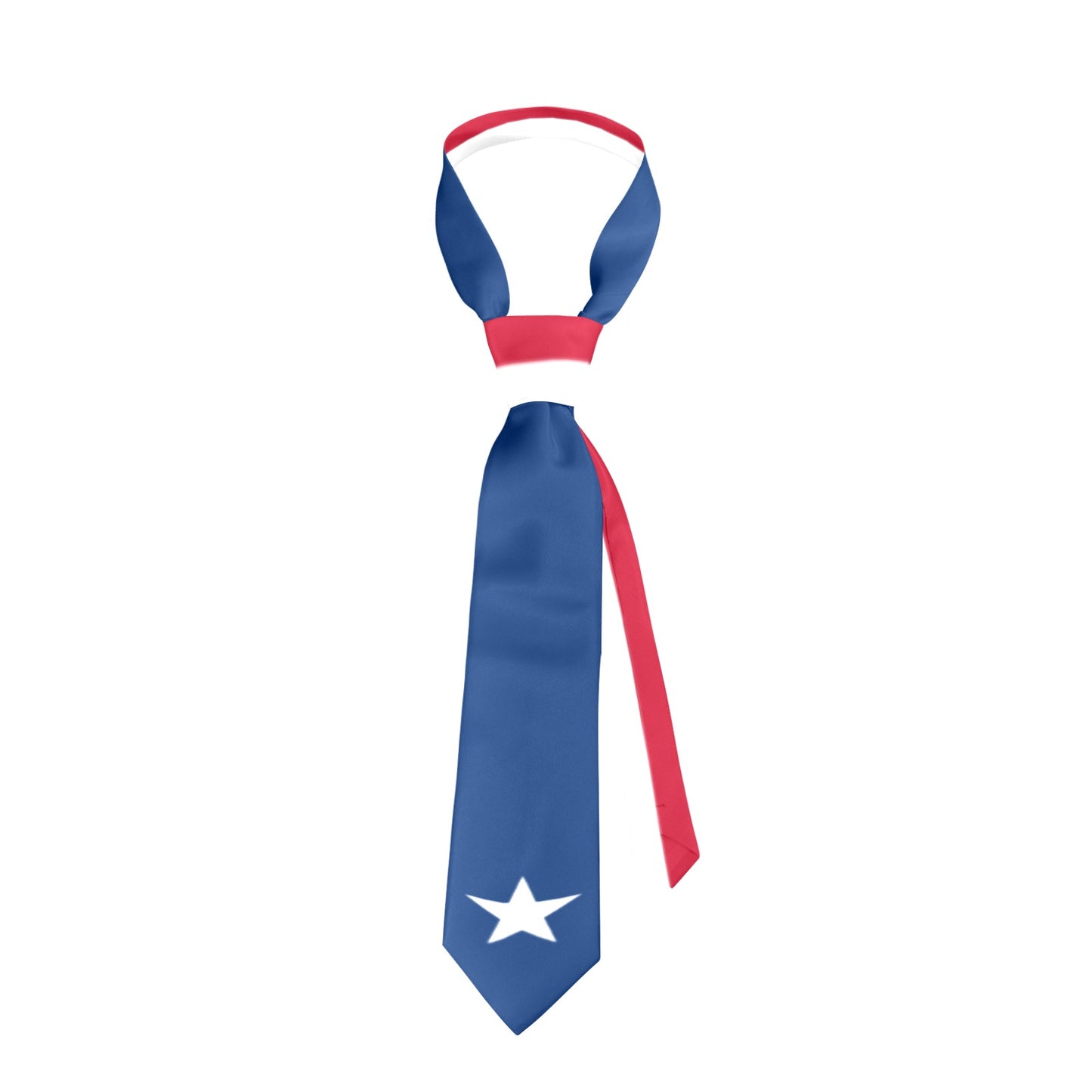 Texas Flag Inspired Classic Necktie (Two Sides)