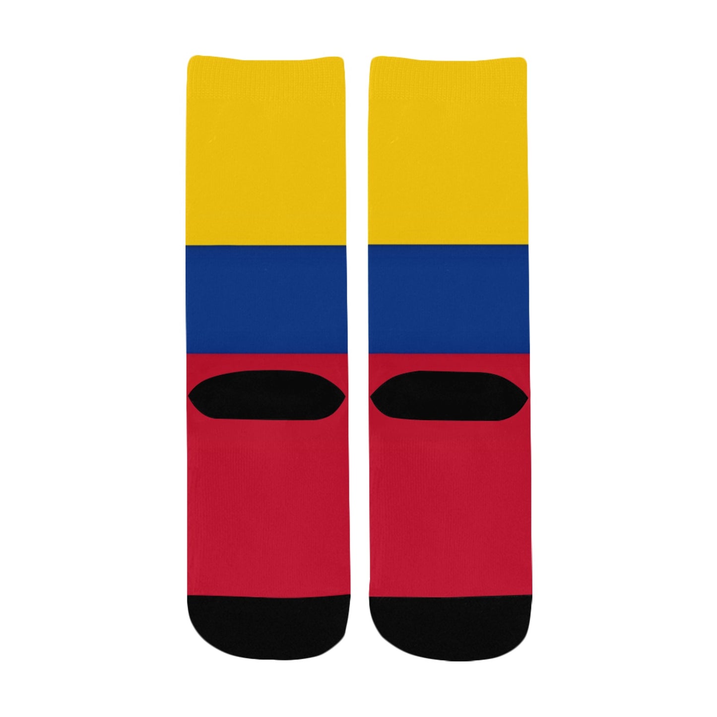 Colombia Flag Inspired Kid's Custom Socks (Made in the USA)
