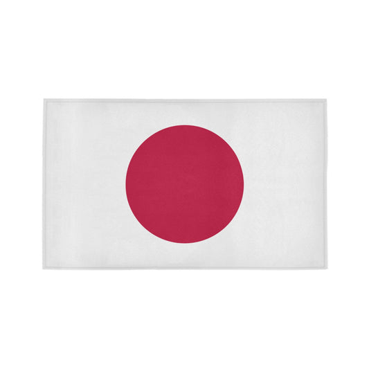 Japan Flag Inspired Doormat 30" x 18" (Sponge Material)