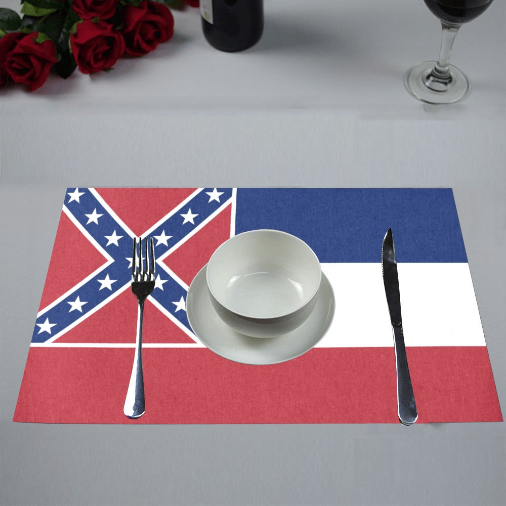 Mississippi Retired Flag Placemats 12" x 18" (Set of 6)
