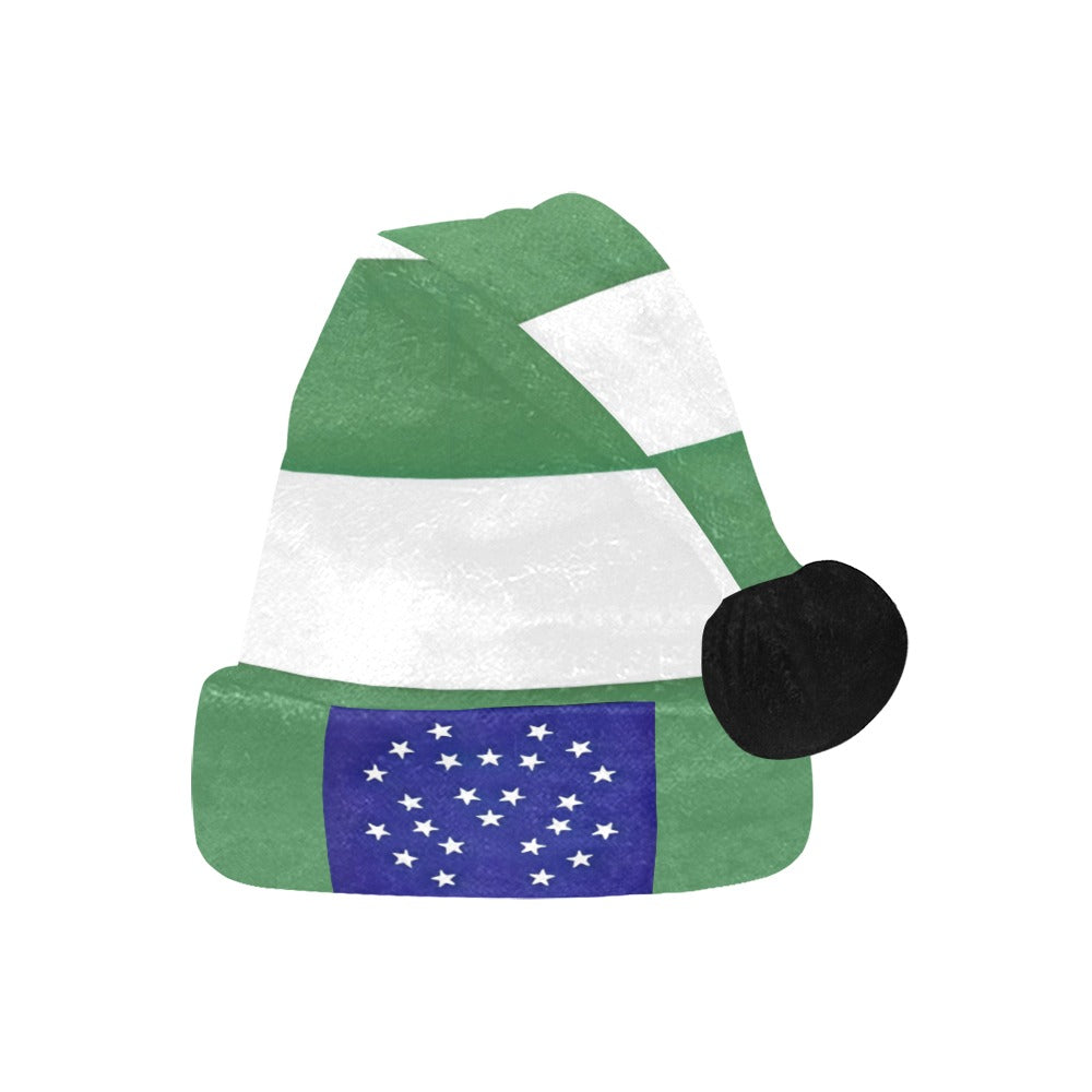 NYPD Flag Inspired Christmas Santa Hat
