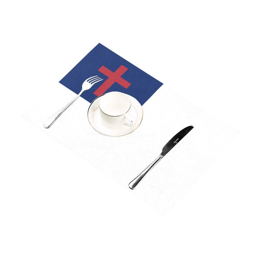 Christian Flag Placemats 12" x 18" (Set of 6)