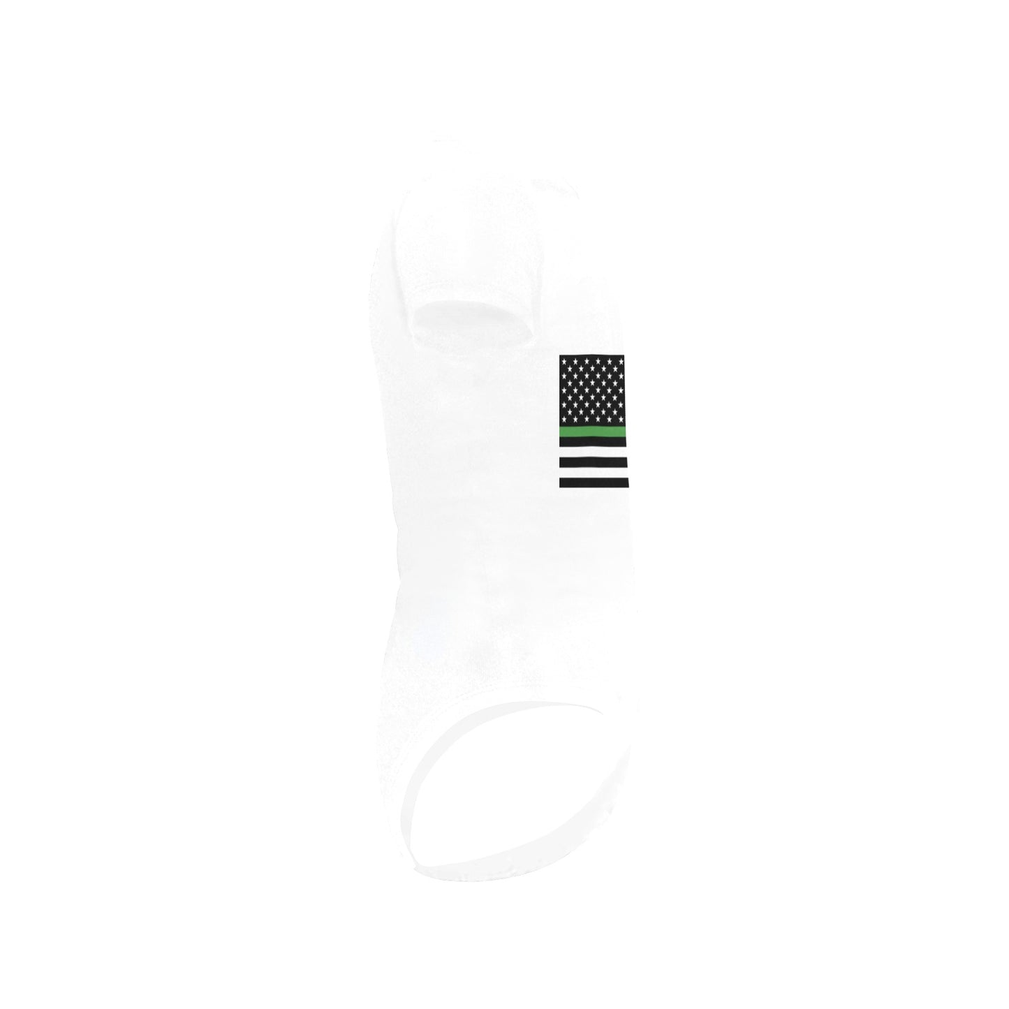 Thin Green Line Flag Baby Short Sleeve Unisex Bodysuits(Made in USA)