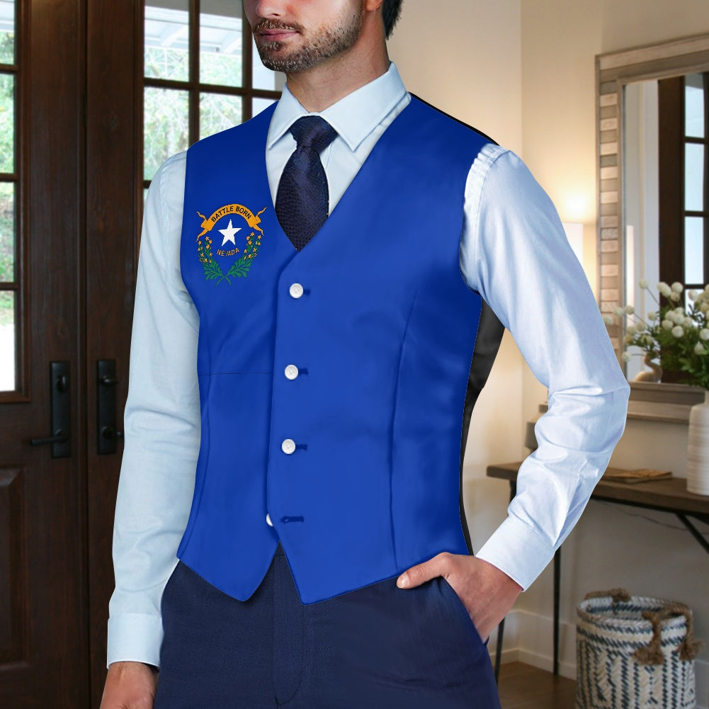 Nevada Flag Suit vest jacket