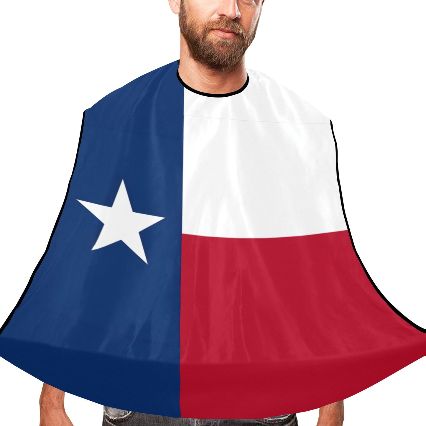 Texas Flag Beard Bib Apron for Men Shaving & Trimming