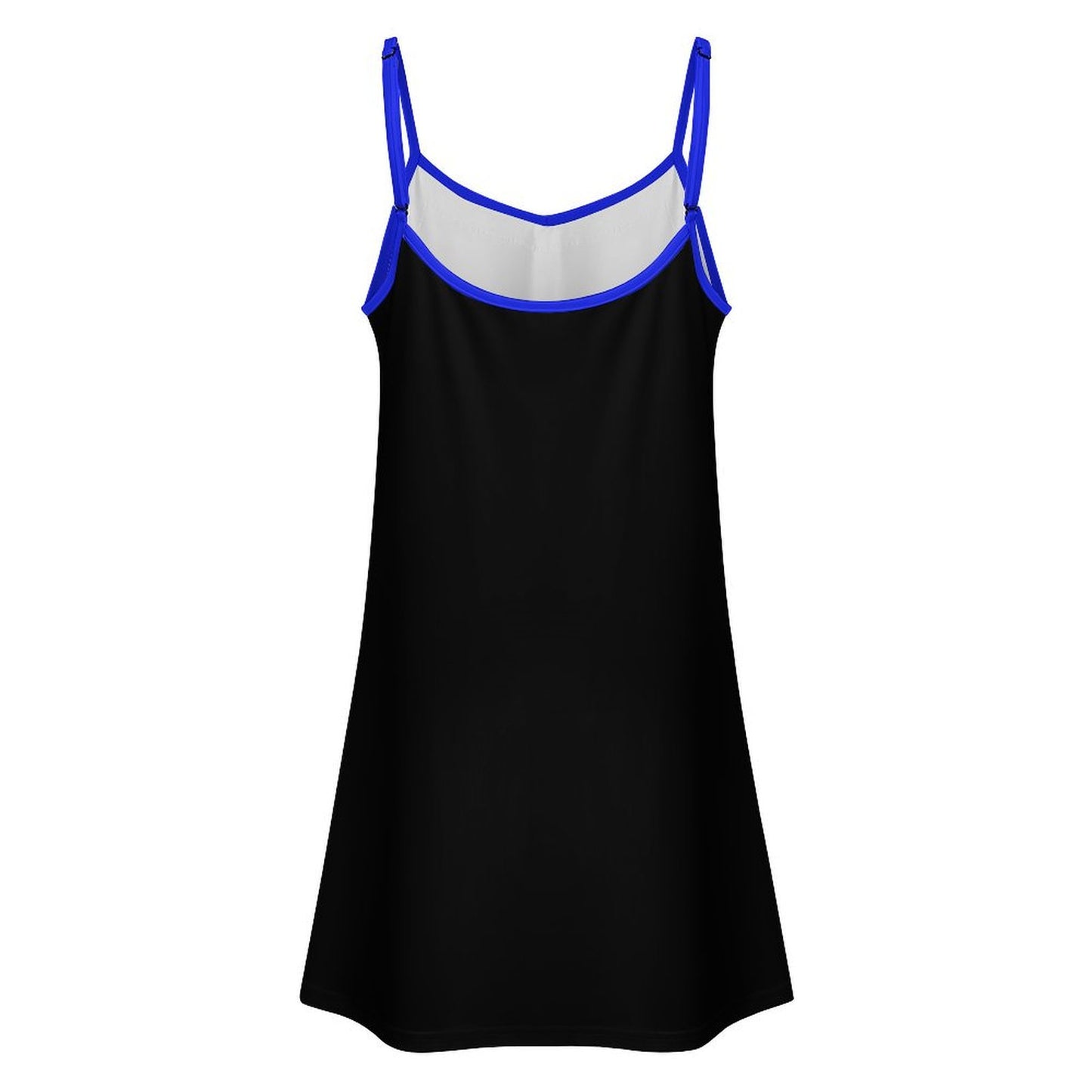 Thin Blue Line Flag Inspired Eagle Lace Trim Camisole Nightgown