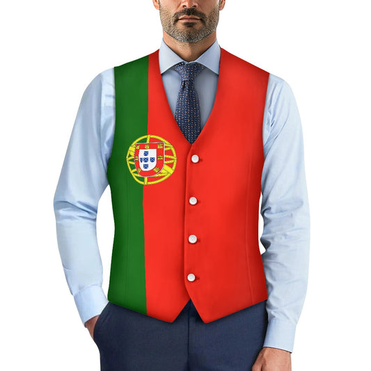 Portugal Flag Suit vest jacket
