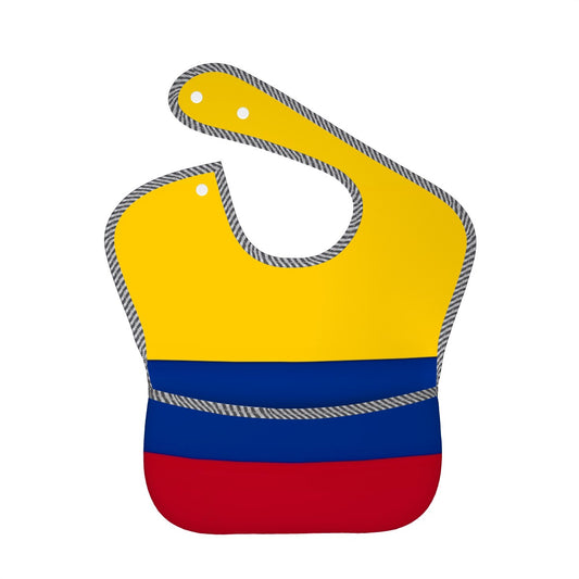 Colombia Flag Inspired Baby Bib