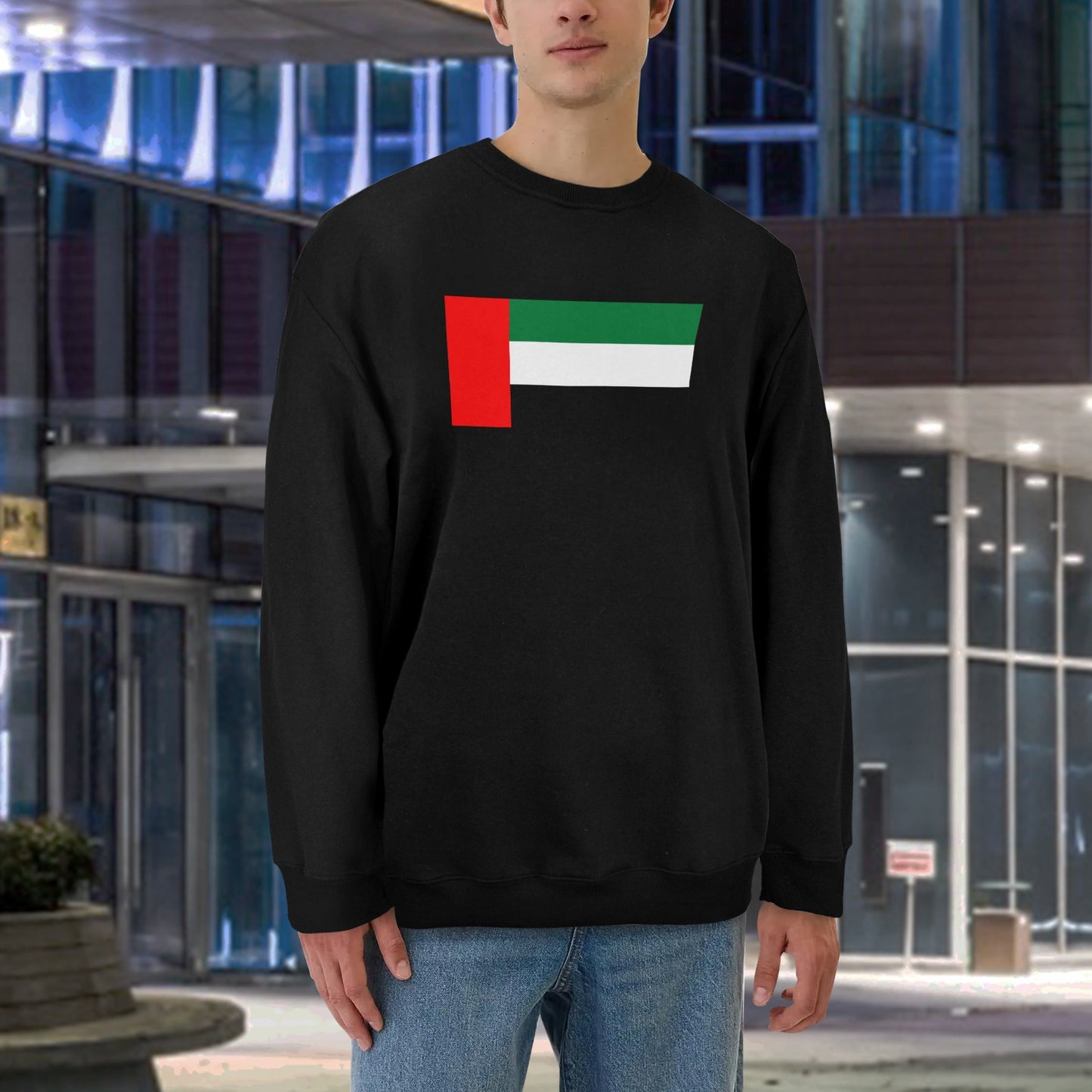 United Arab Emirates Flag Unisex Fleece Sweatshirt (Made in the USA)