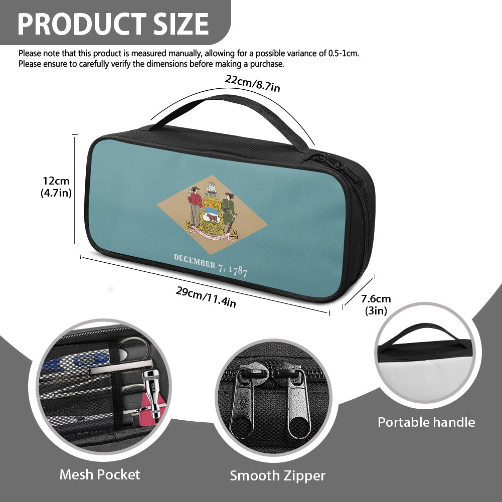 Delaware Flag Inspired Stethoscope Storage Bag