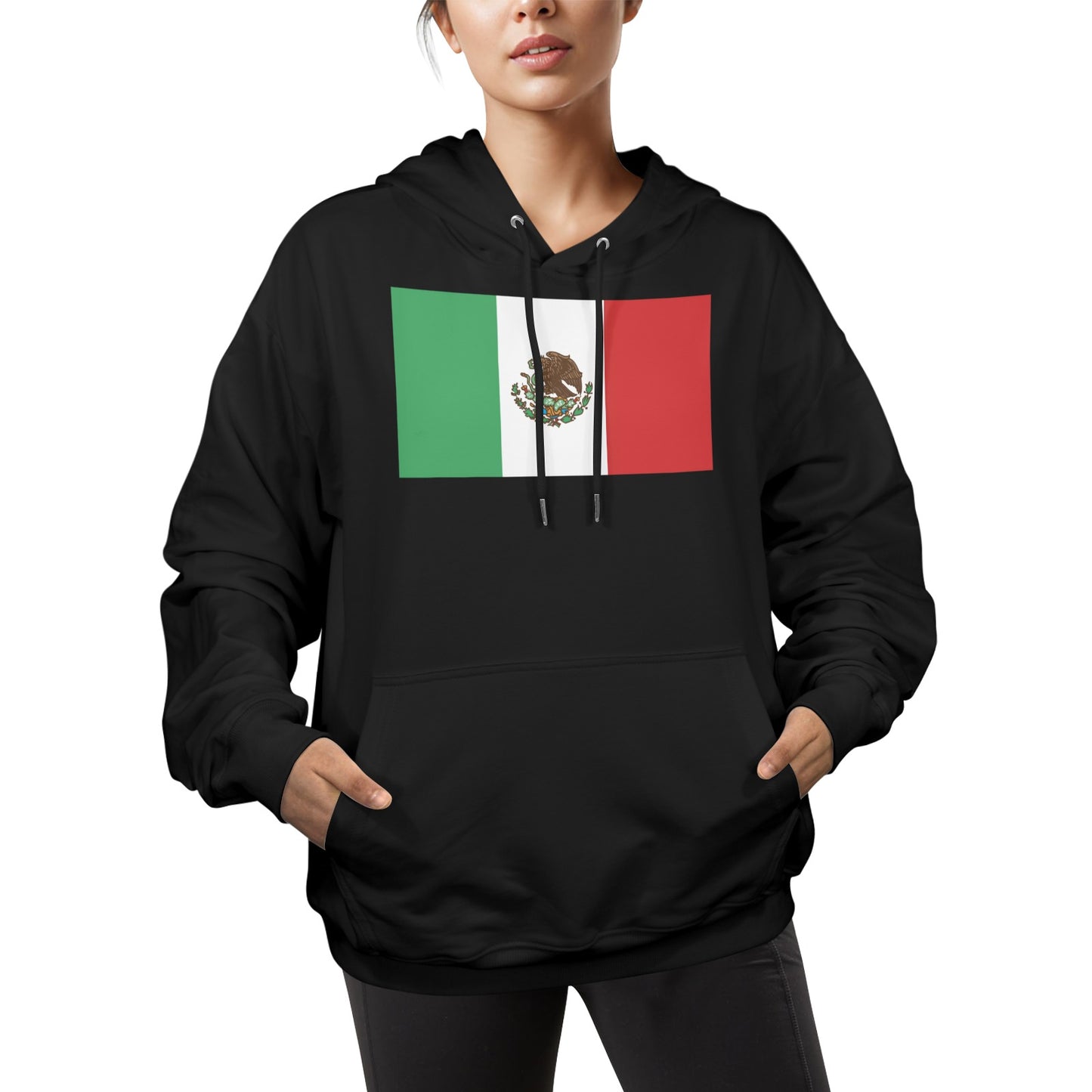 Mexico Flag Women's Hoodie Made in the USA