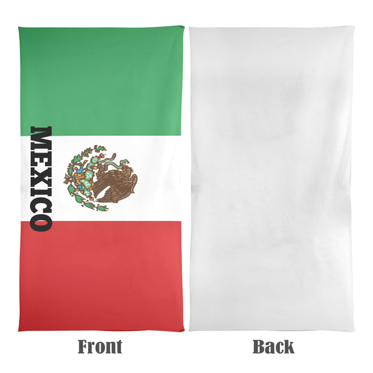 Mexico Flag Beach Towel 31"x71" (Made in USA)