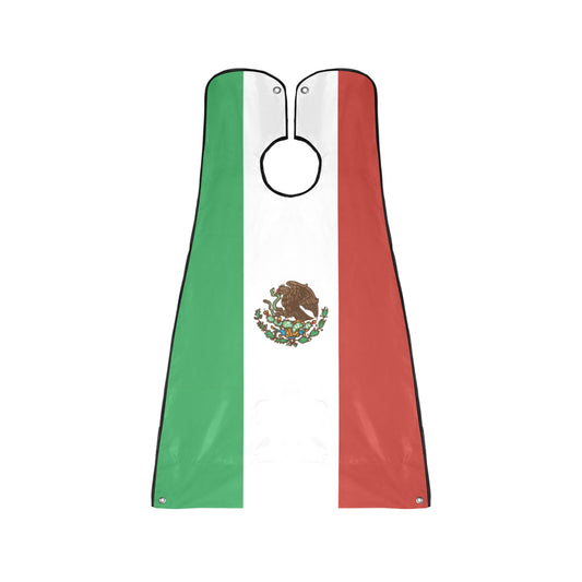 Mexico Flag Beard Bib Apron for Men Shaving & Trimming
