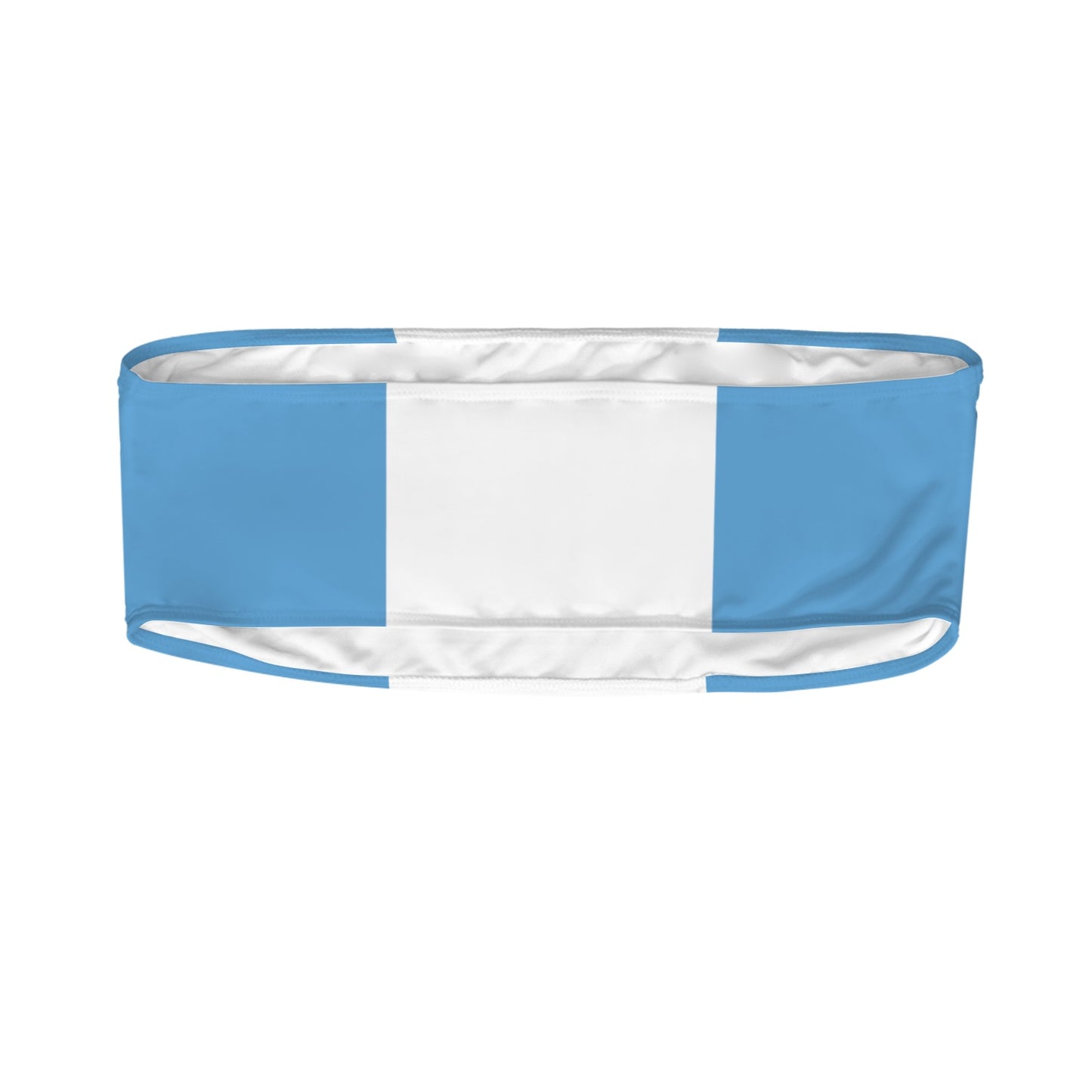Guatemala Flag Inspired Bandeau Tube Bikini Top