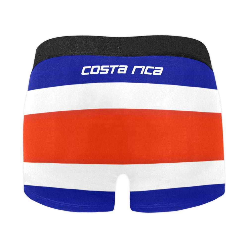 Costa Rica Flag Inspired Mens Boxer Briefs Made in the USA