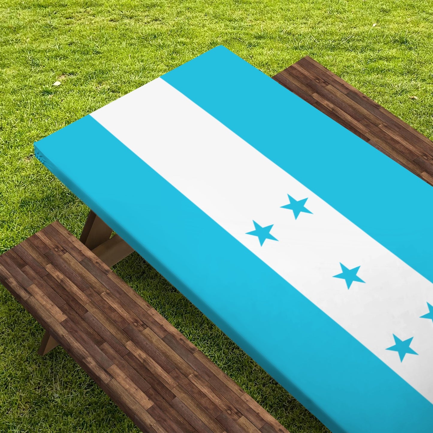 Honduras Flag Picnic Table Cover (72" x 30") (Made in the USA)