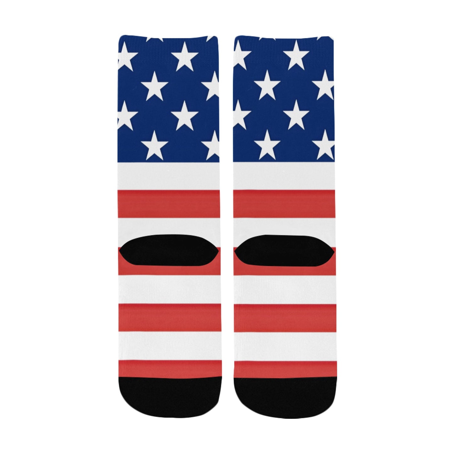 USA/American Flag Inspired Kid's Custom Socks (Made in the USA)