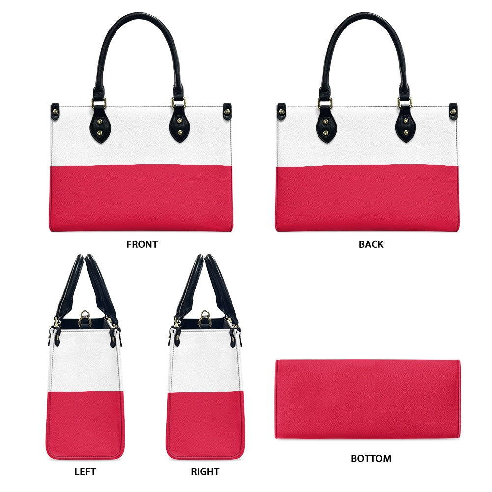 Poland Flag Bag With Pride Inside – PU Leather Purse With Everyday Glide - Luv My Flag