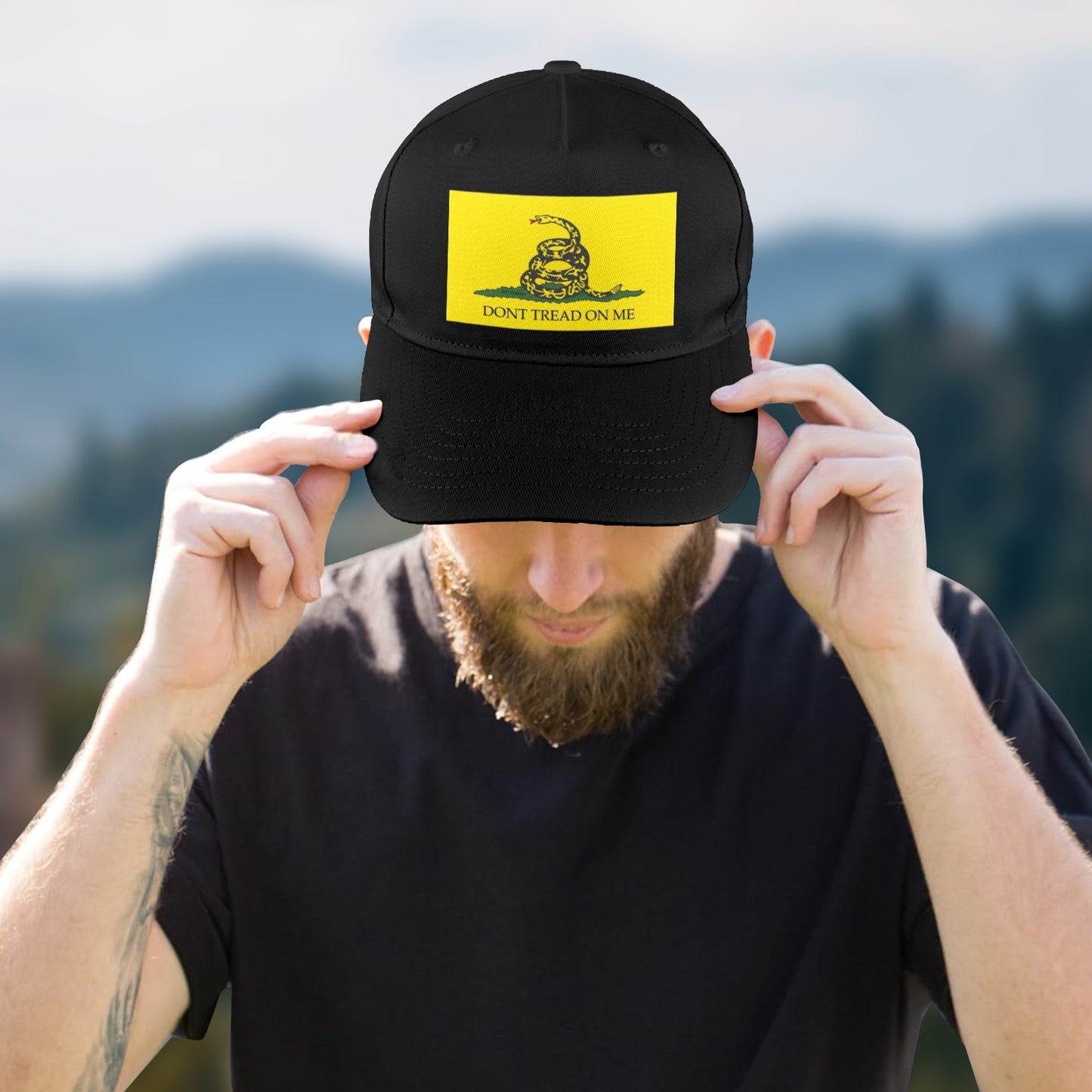 Gadsden Flag Baseball Cap (Made in USA)