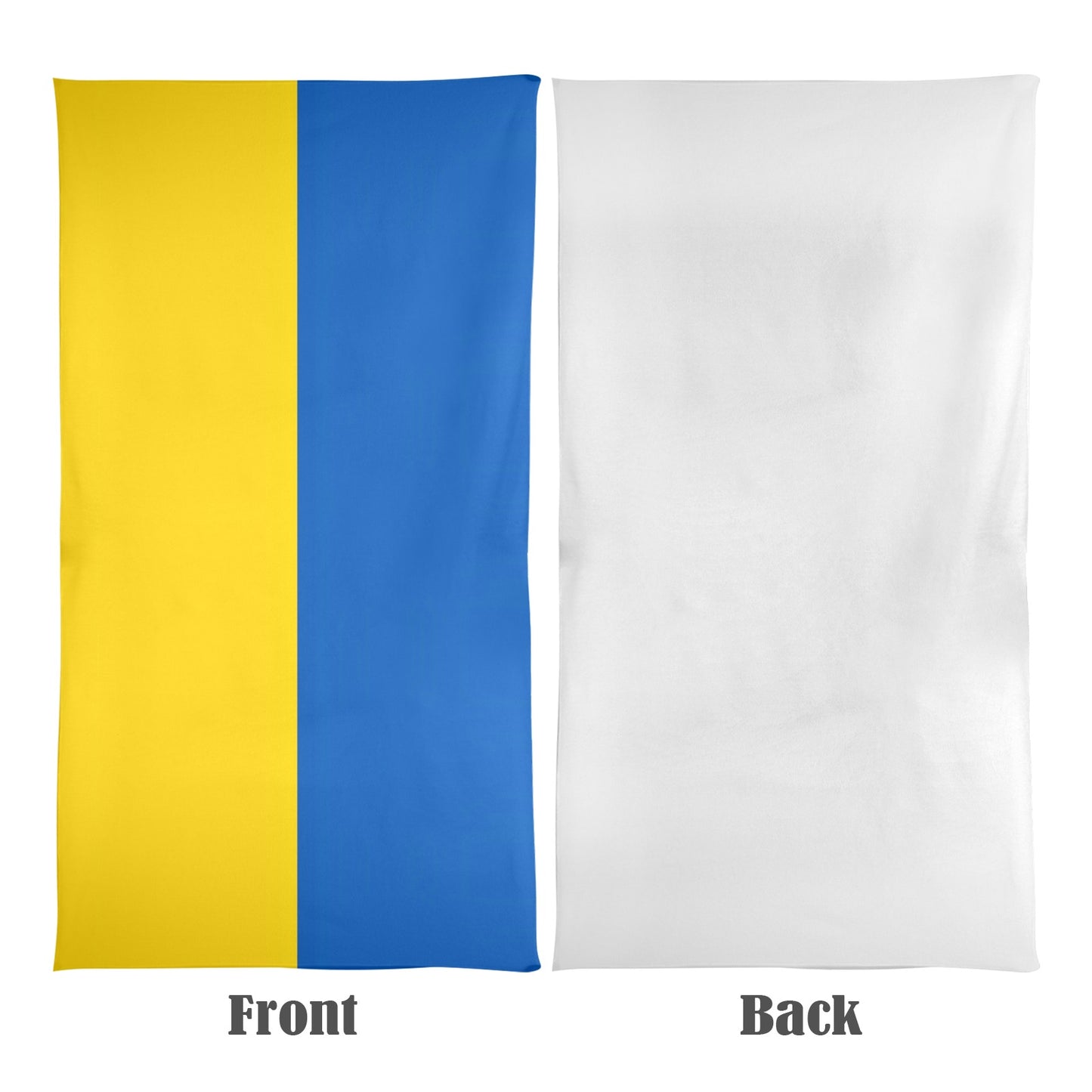 Ukraine Flag Inspired Beach Towel 31"x71" (Made in USA)