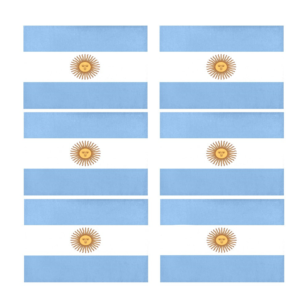 Argentina Flag Placemats 12" x 18" (Set of 6)