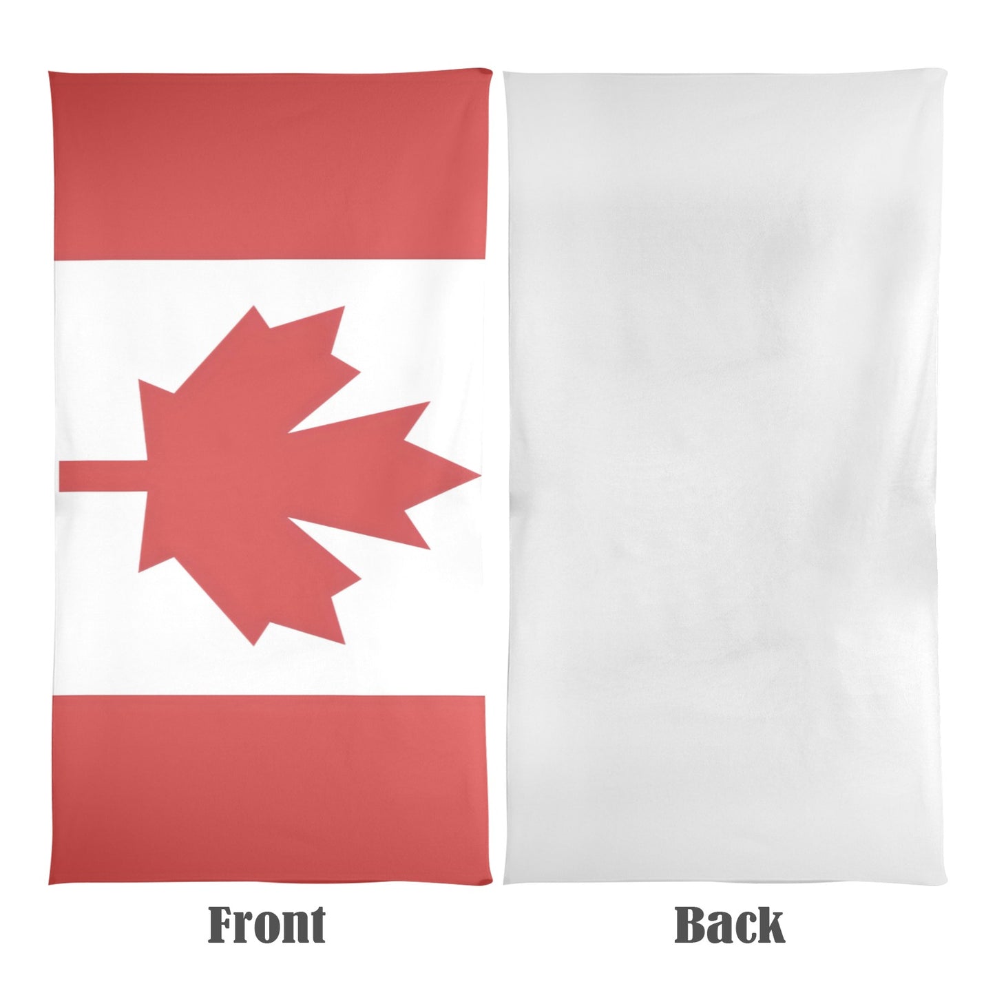 Canada Flag Inspired Beach Towel 31"x71" (Made in USA)