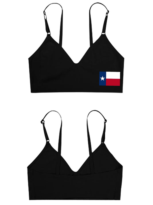Texas Flag Women's Seamless Bra | Ships from USA
