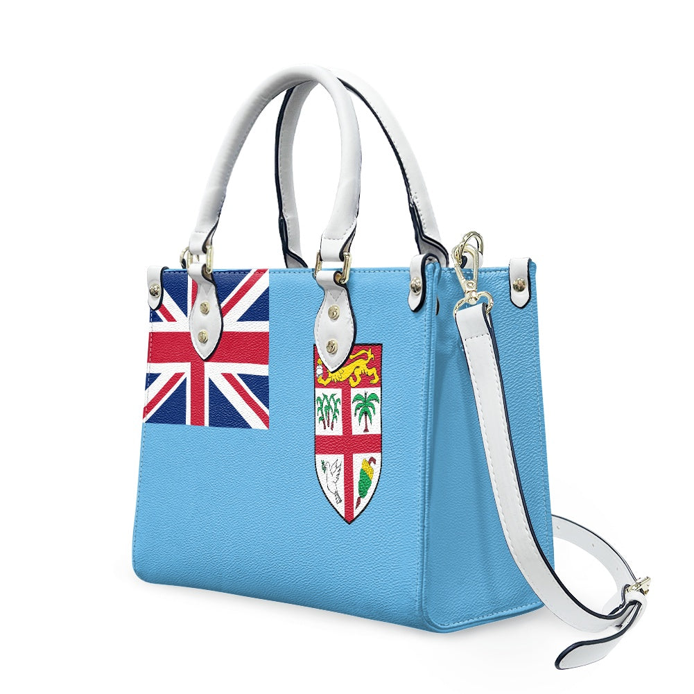 Blue handbag with Fiji flag design by Luv My Flag.
