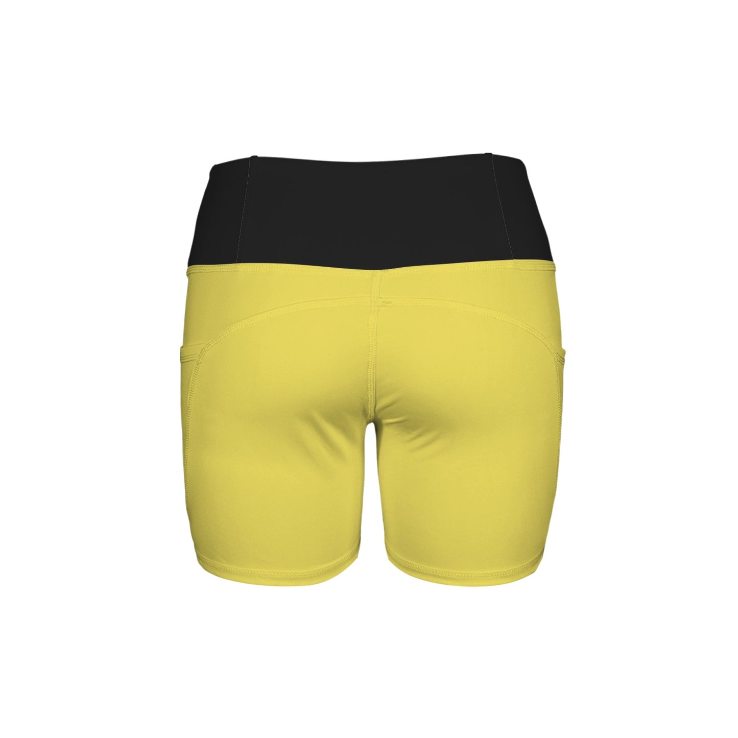 Gadsden Flag Inspired Pocket Yoga Active Shorts