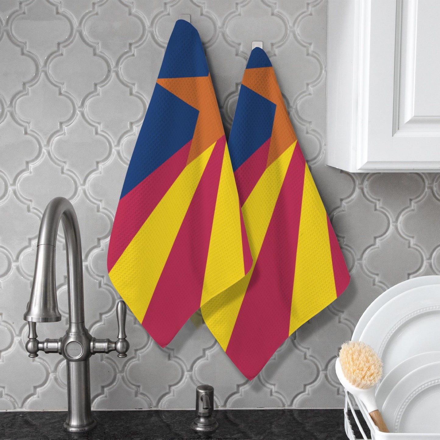 Arizona Flag Inspired Kitchen Towel 40X60cm (Pack of 2) (Made in the USA)