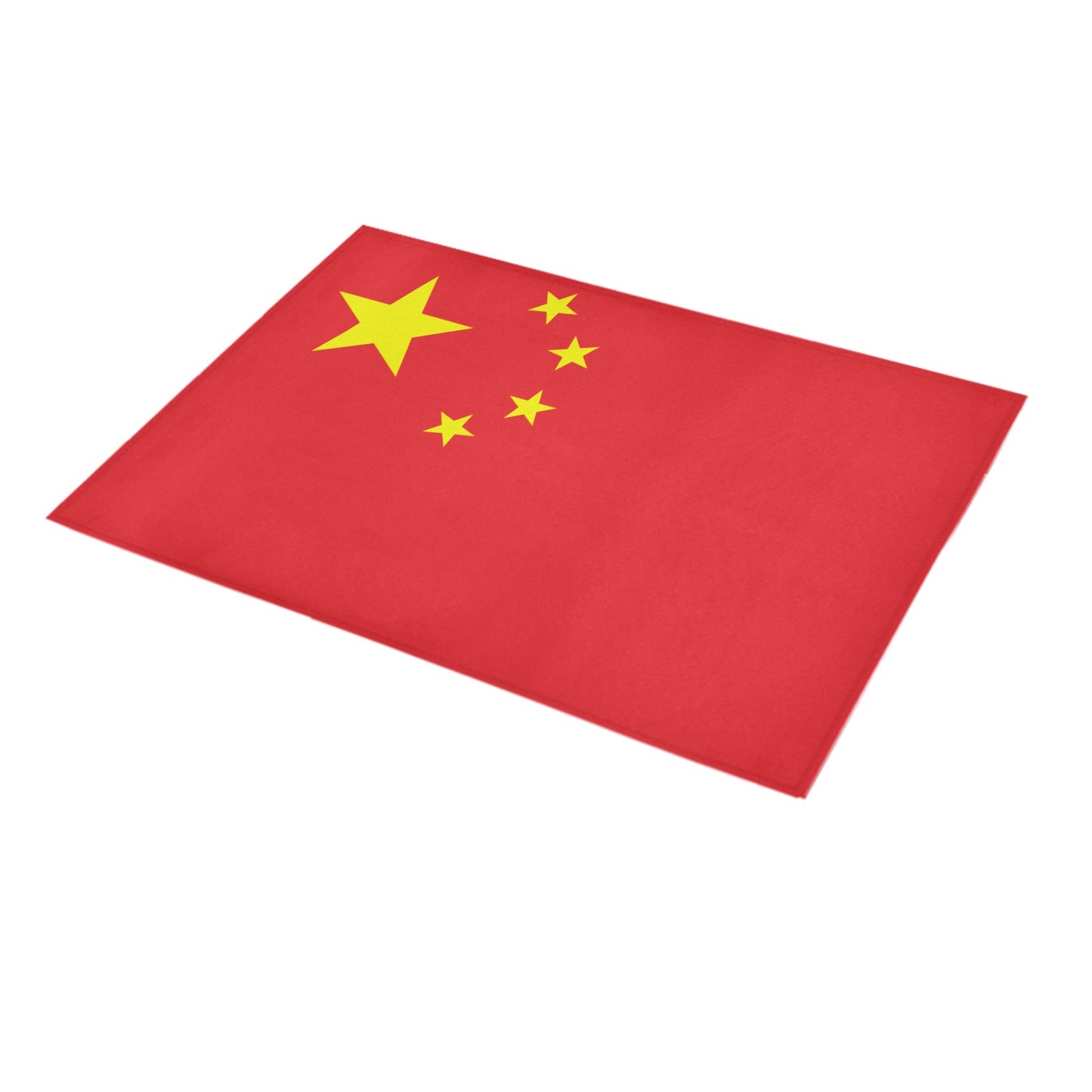 China Flag Inspired Doormat 30" x 18" (Sponge Material)