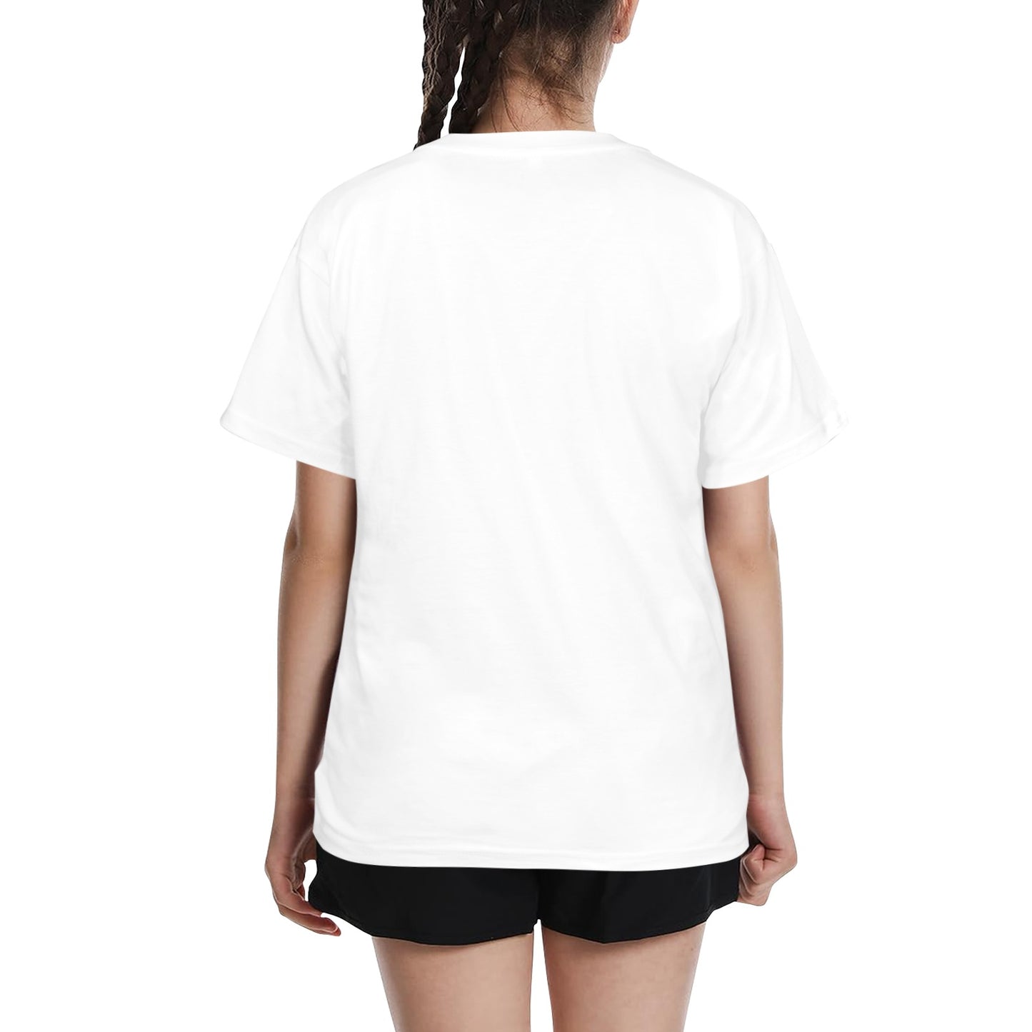 Thin Red Line Flag Eagle Girls T-Shirt Made in the USA