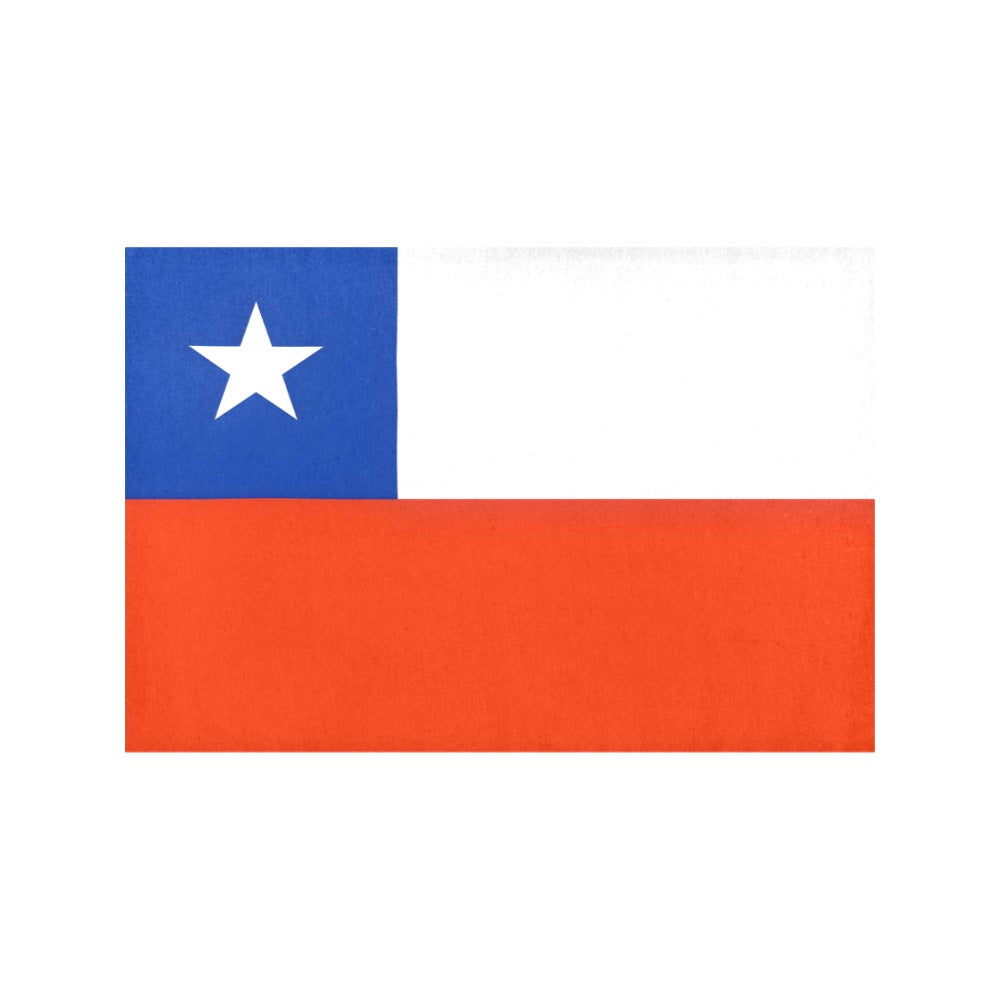 Chile Flag Placemats 12" x 18" (Set of 6)