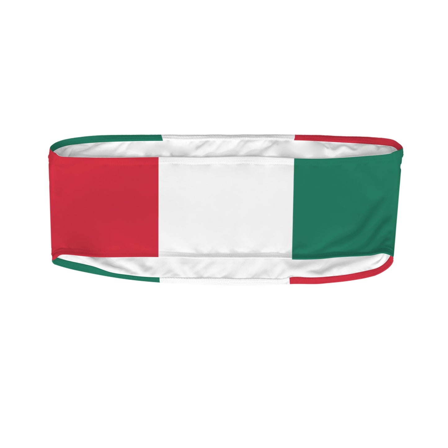 Mexico Flag Inspired Bandeau Tube Bikini Top