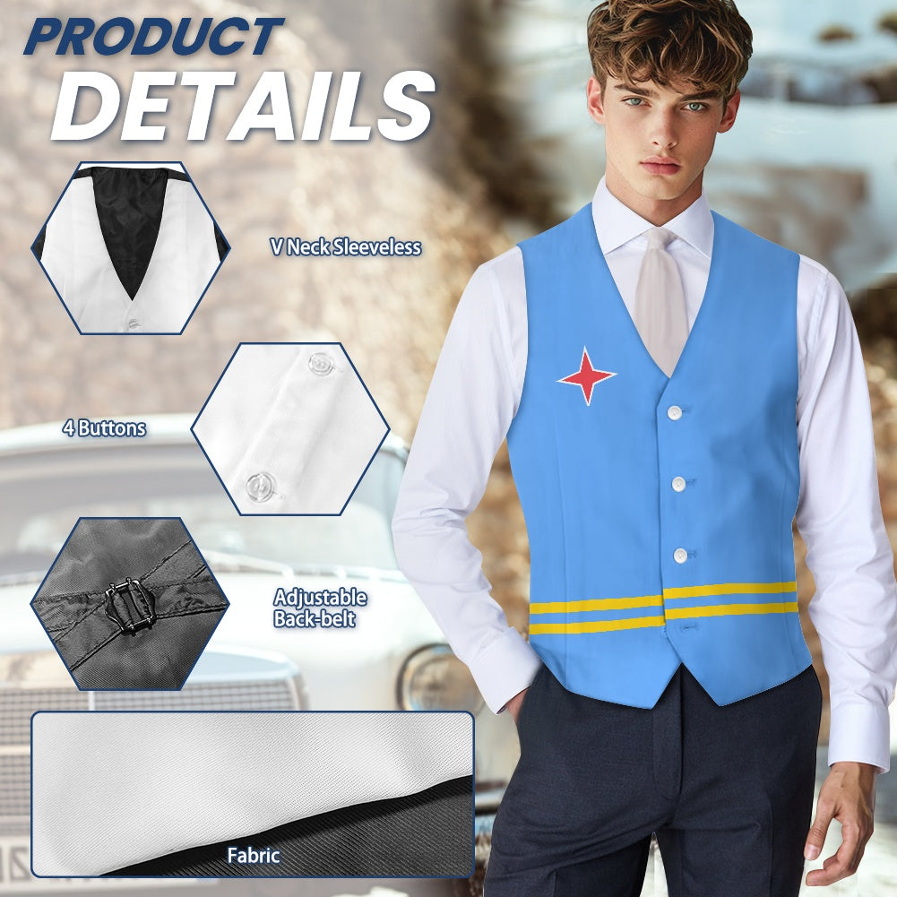 Aruba Flag Suit vest jacket