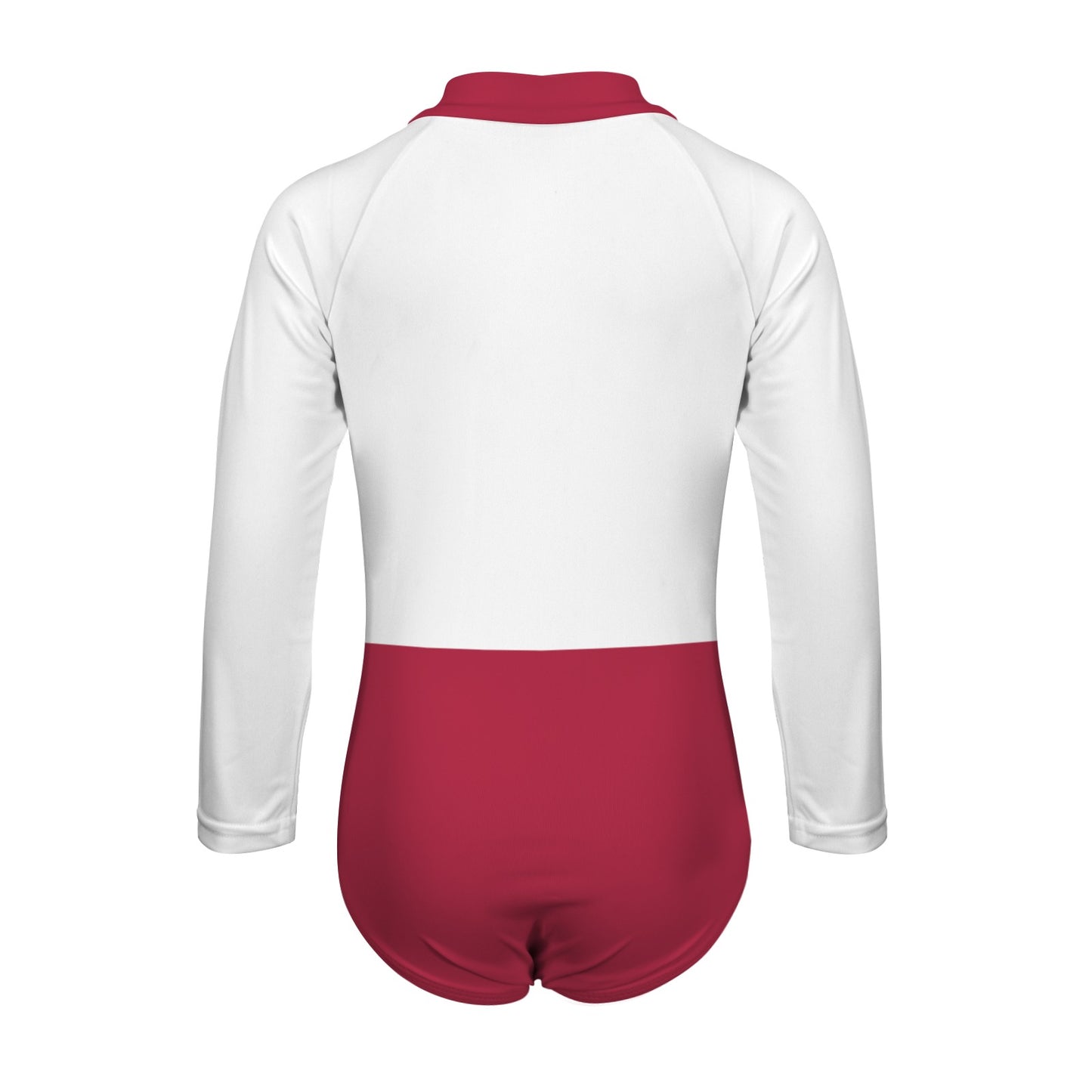 California Flag Little Girls' Long Sleeve One-Piece Swimsuit
