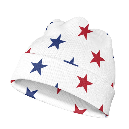 USA/American Flag Inspired Red and Blue Stars Kids' Beanie