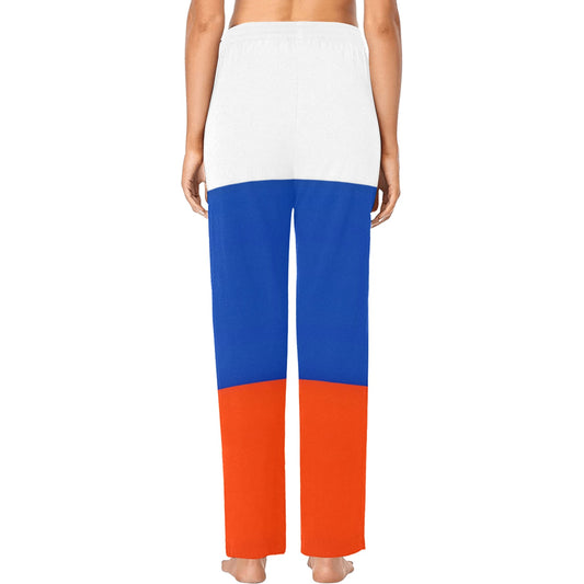Russia Flag Women's Pajama Trousers Made in the USA
