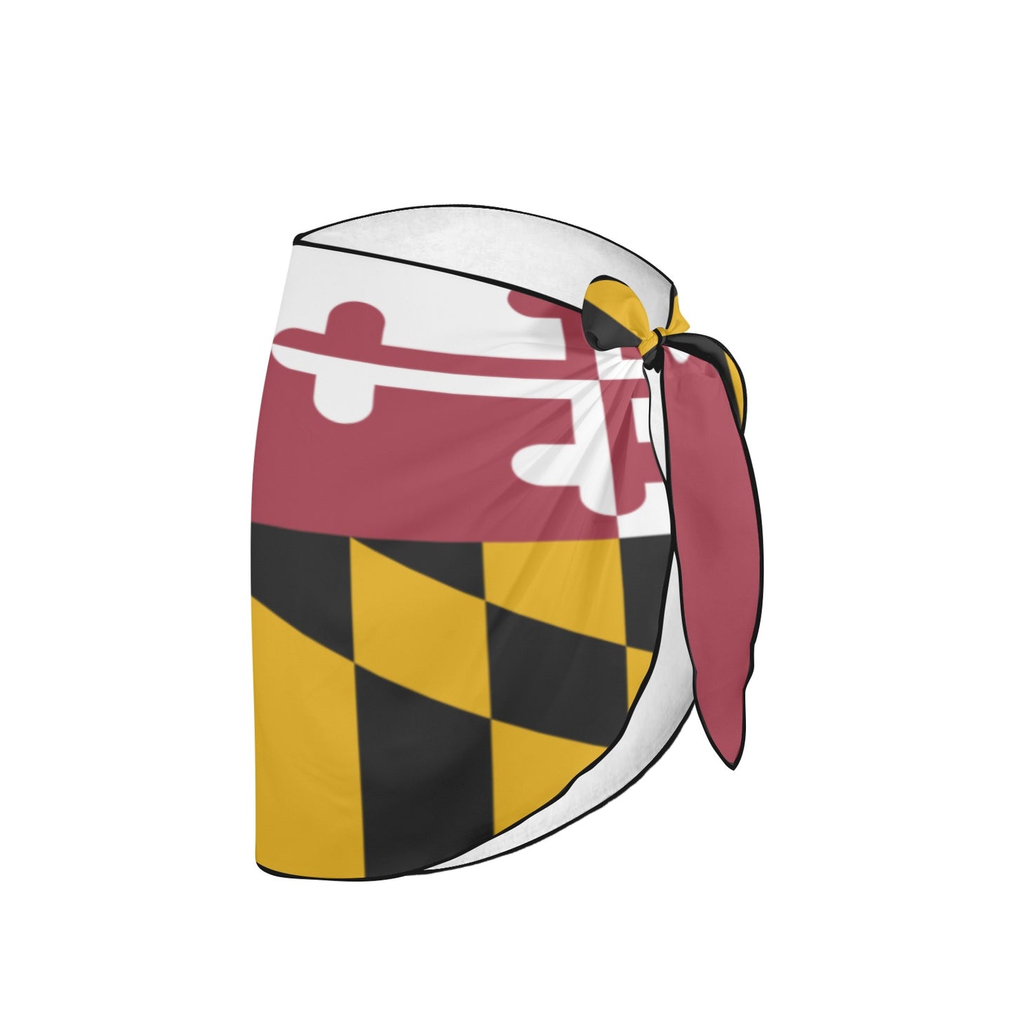 Luv My Flag sarong featuring Maryland state flag design.