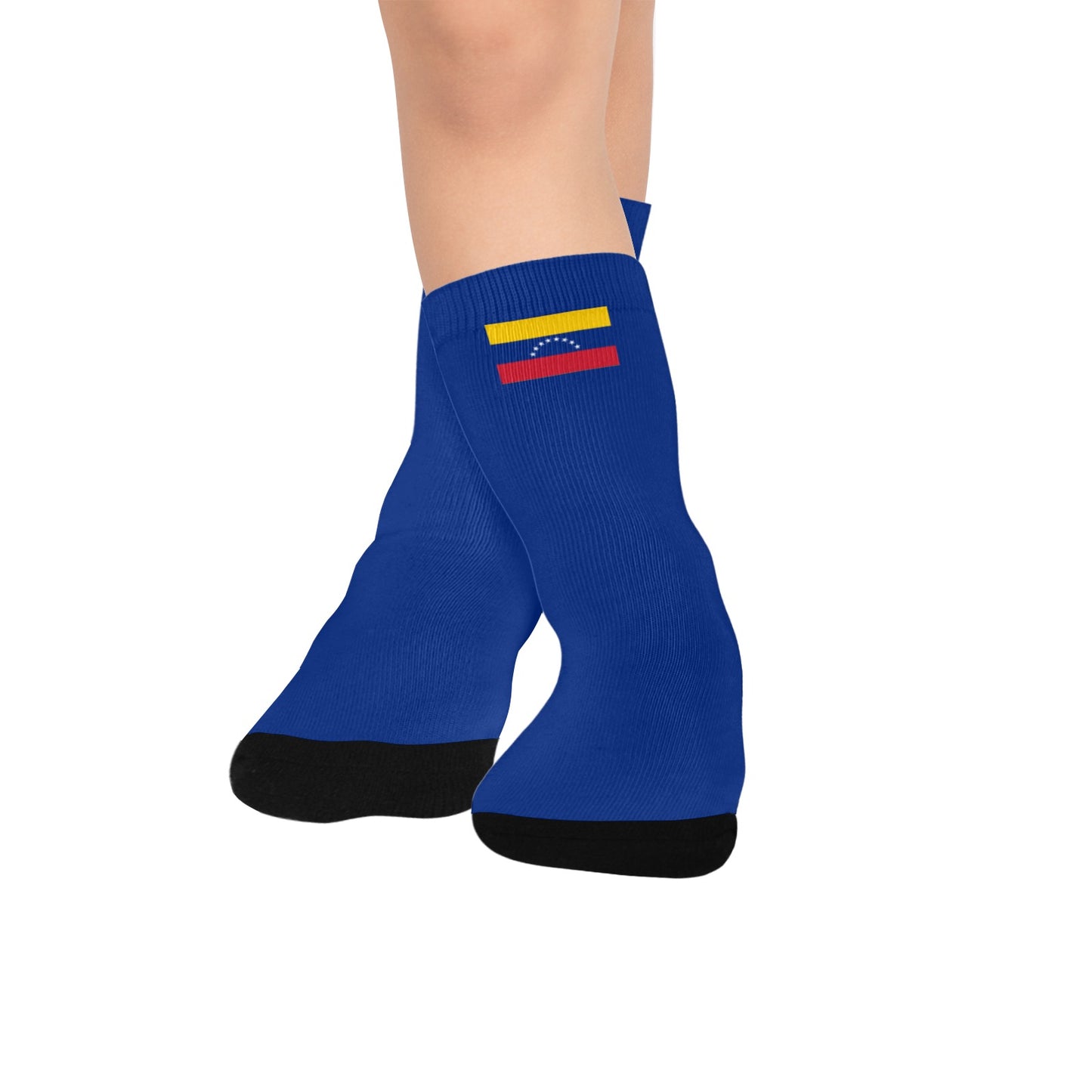 Venezuela Flag Inspired Kid's Custom Socks (Made in the USA)