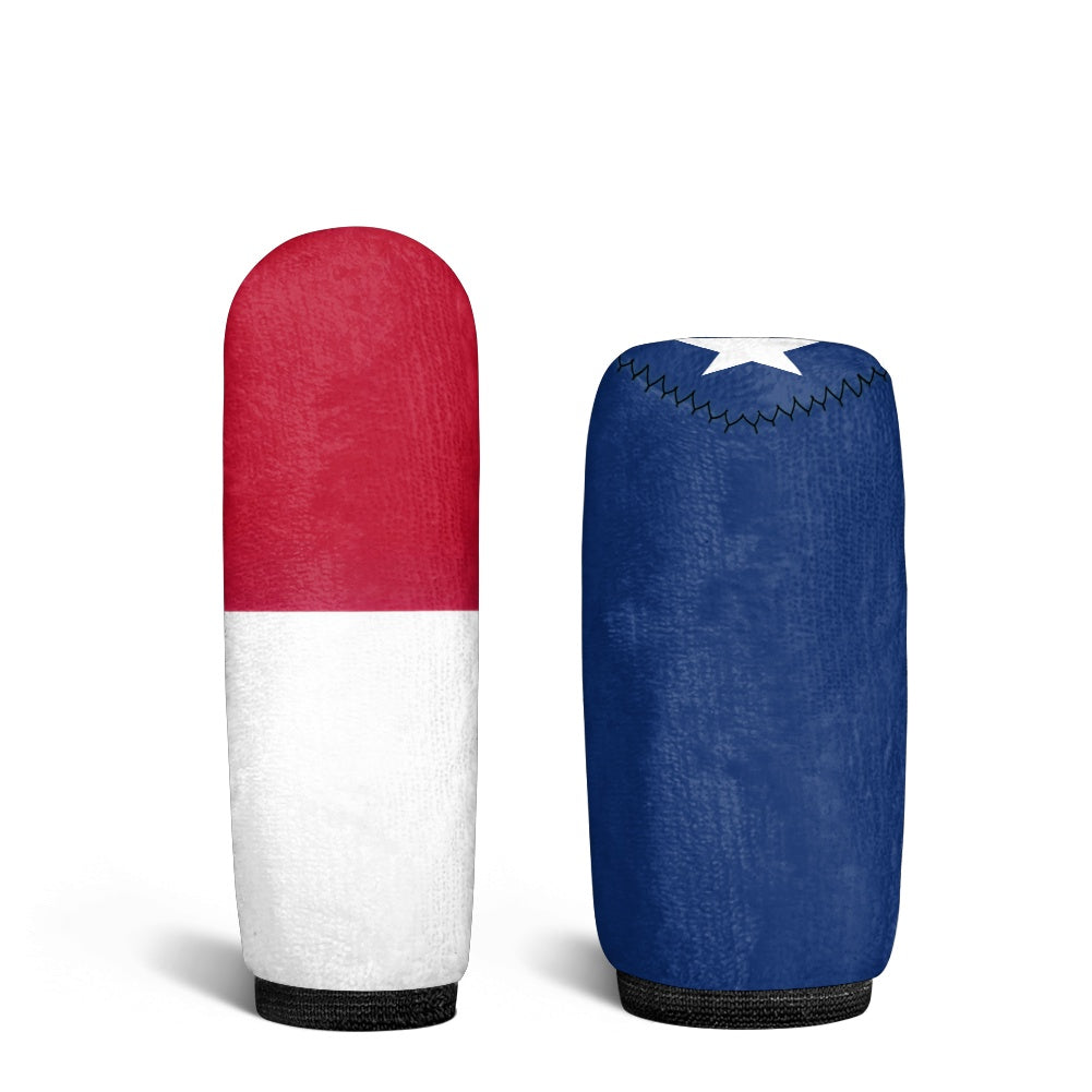 Texas Flag Inspired Gear Lever Cover+Hand Brake Cover