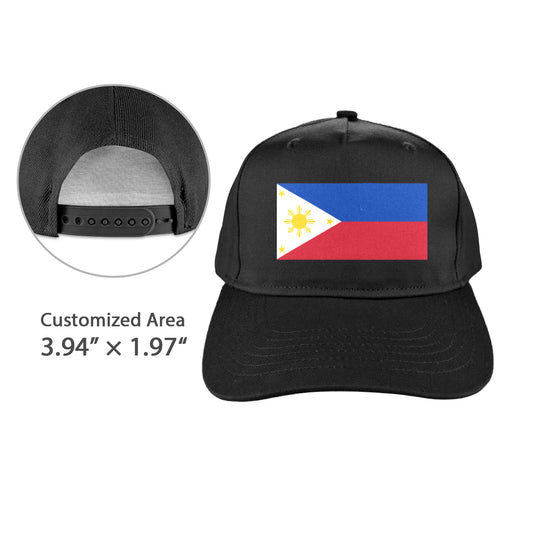 Philippines Flag Baseball Cap (Made in USA)