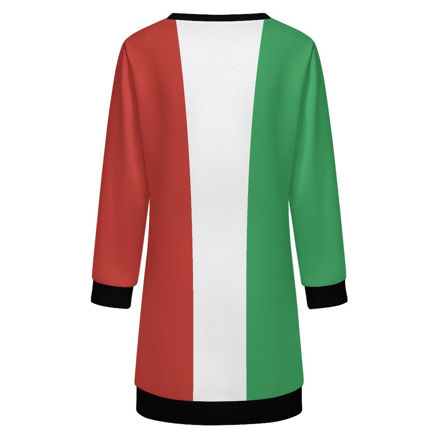 Mexico Flag Inspired Sweater Dress
