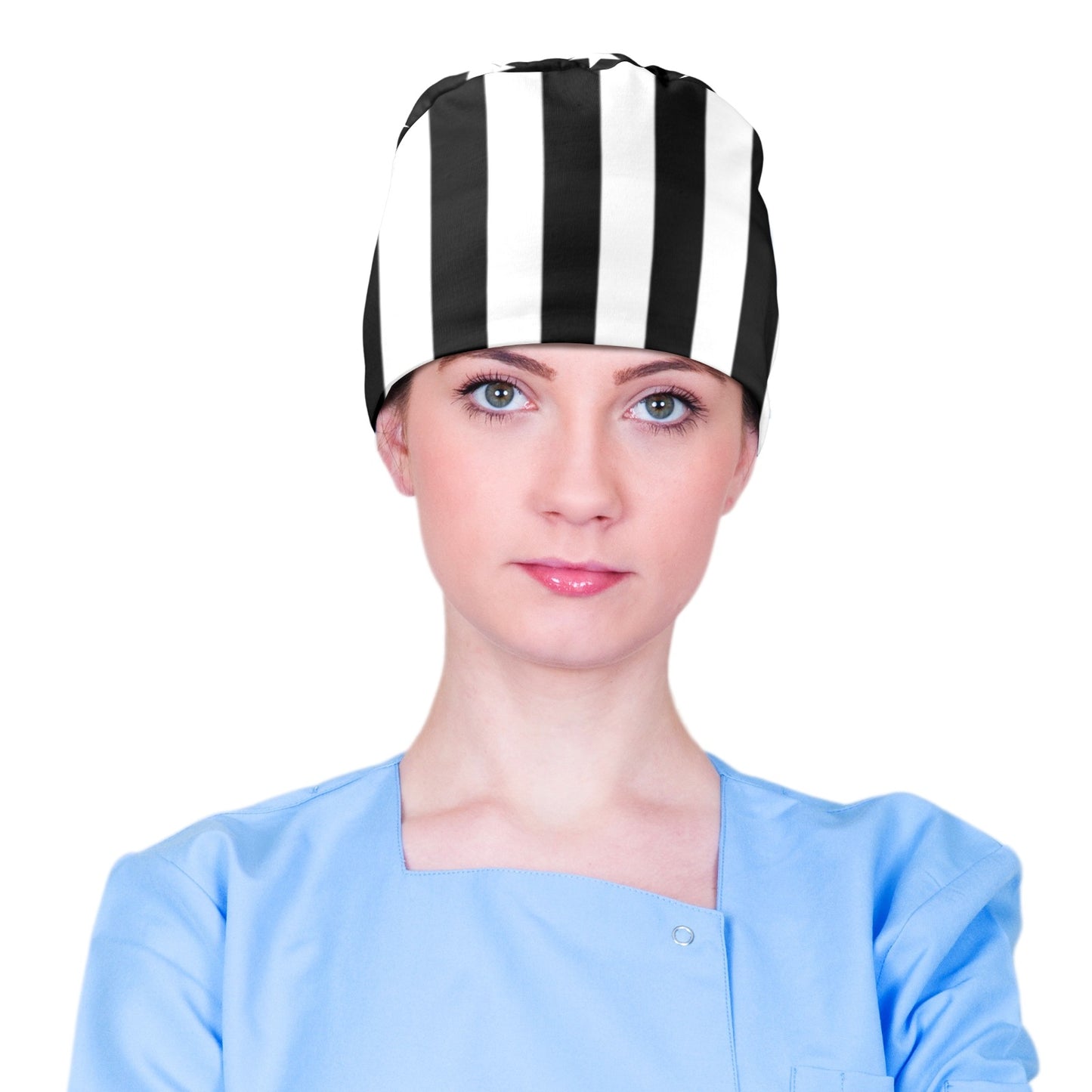 Thin Red Line Flag Inspired Scrub Cap | Ships from USA