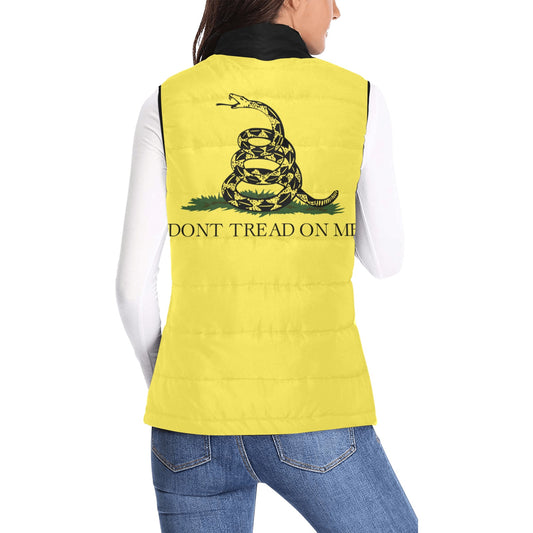 Gadsden Flag Inspired Women's Padded Vest