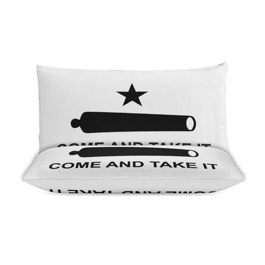 Come and Take It Flag Inspired 3-Piece Bedding Set (1 Duvet Cover + 2 Pillow Shams) – 102"×90"