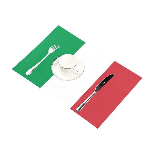 Italy Flag Placemats 12" x 18" (Set of 6)
