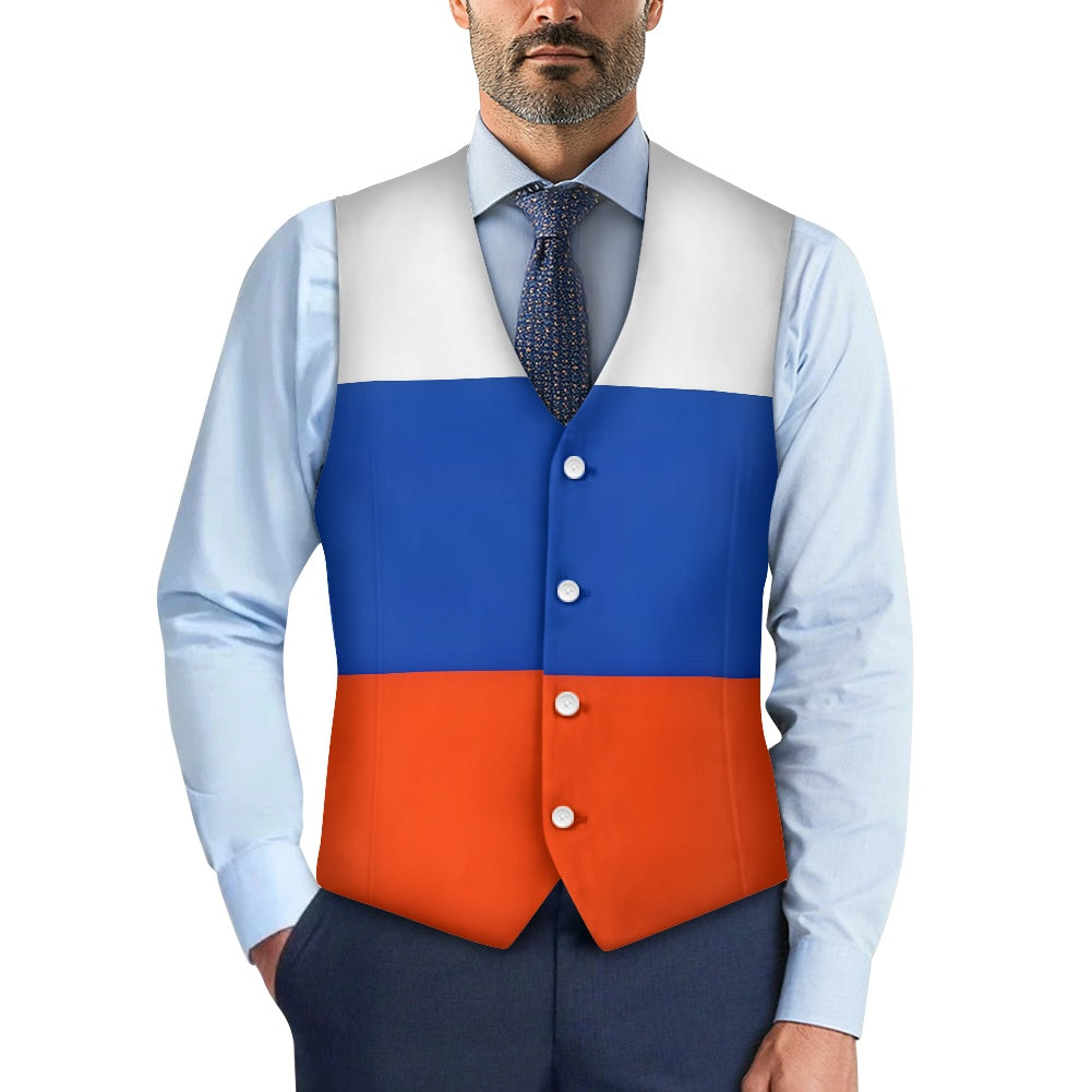 Russia Flag Suit vest jacket