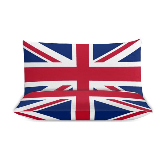UK/Great Britain Flag Inspired 3-Piece Bedding Set (1 Duvet Cover + 2 Pillow Shams) – 102"×90"