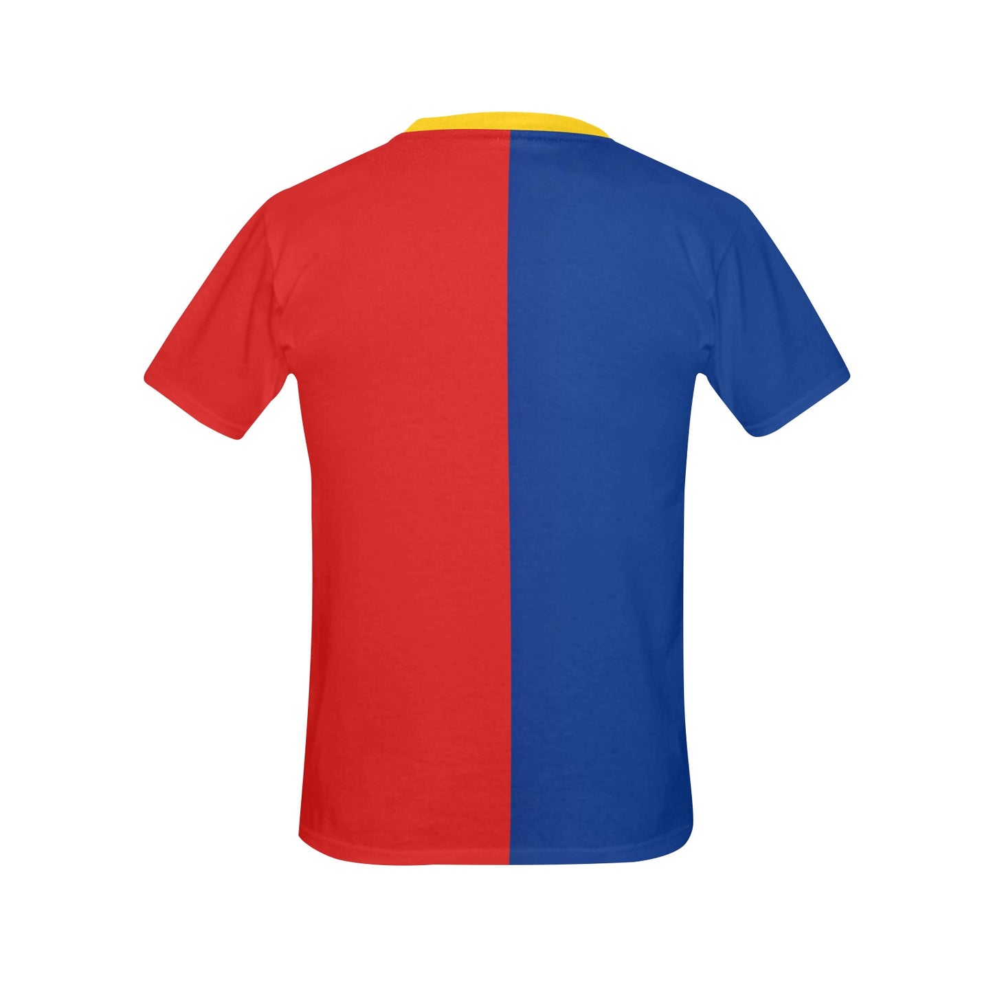 Romania Flag Inspired Women's All Over Print Crew Neck T-Shirt(T40-2)(Made in Queens)